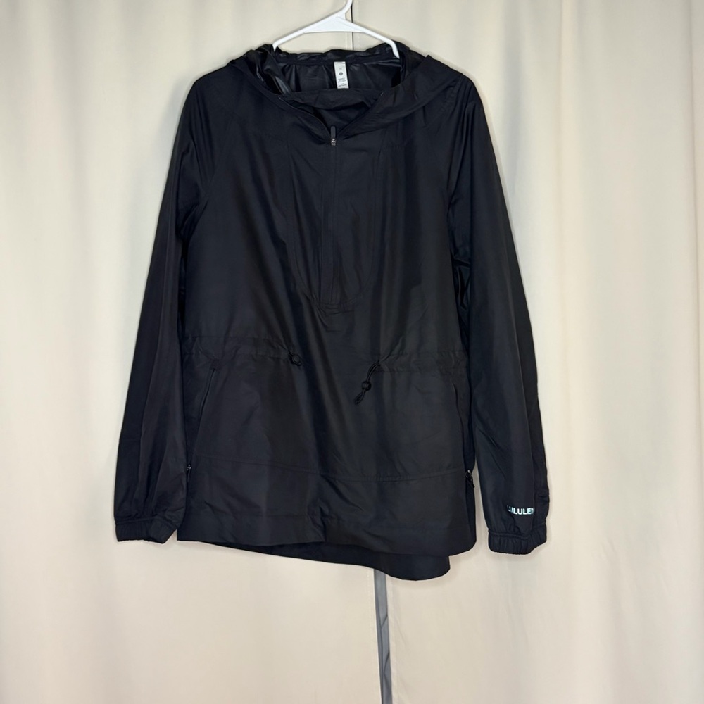Lululemon Black Hooded Windbreaker Jacket